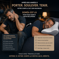 Oreiller Ergonomique Cervical à Mémoire de Forme