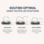 Soméa™ — Oreiller Ergonomique Cervical à Mémoire de Forme
