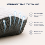 Soméa™ — Oreiller Ergonomique Cervical à Mémoire de Forme